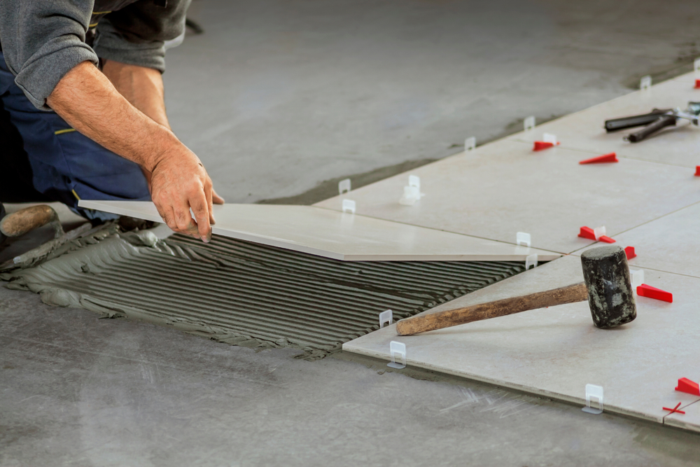 pose de carrelage à Caudry