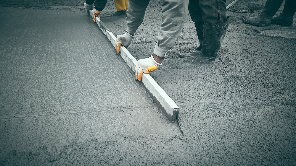 pose de dalle de béton à Caudry